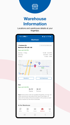 Screenshot of the application Costco - #4