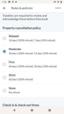 Screenshot of the application Vrbo Owner - #8