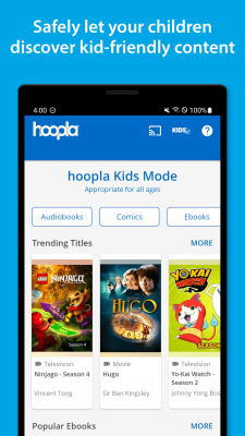 Screenshot of the application hoopla Digital - #7