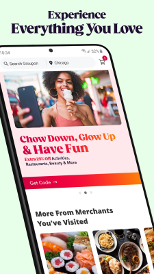 Screenshot of the application Groupon - #5