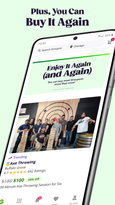 Screenshot of the application Groupon - #7