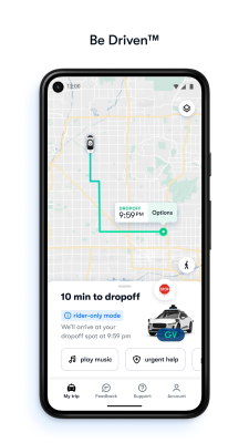 Screenshot of the application Waymo One - #4
