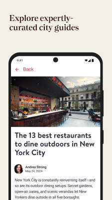 Screenshot of the application OpenTable - #5