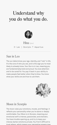 Screenshot of the application Co–Star Personalized Astrology - #4
