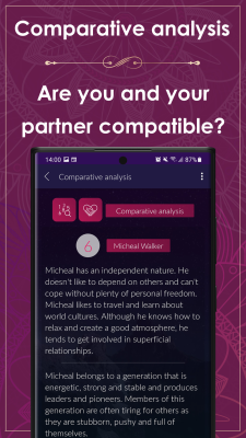 Screenshot of the application Numerology Rediscover Yourself - #4