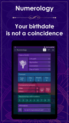 Screenshot of the application Numerology Rediscover Yourself - #9