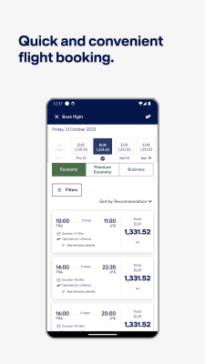 Screenshot of the application Lufthansa - #8