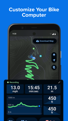 Screenshot of the application Bikemap - #8