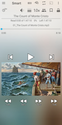 Screenshot of the application Smart AudioBook Player - #3