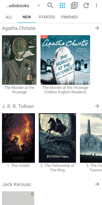 Screenshot of the application Smart AudioBook Player - #6