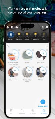 Screenshot of the application My Row Counter - #8