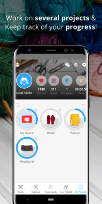 Screenshot of the application Knitting Genius - #8