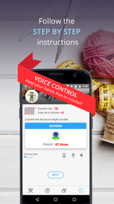Screenshot of the application Crochet Genius - #3