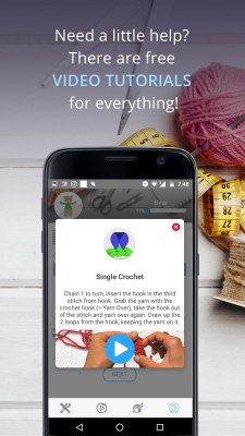 Screenshot of the application Crochet Genius - #4