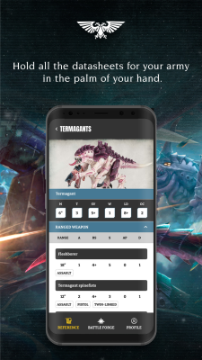 Screenshot of the application Warhammer 40,000: The App - #3