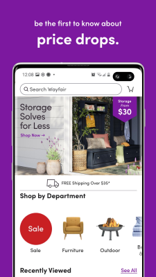 Screenshot of the application Wayfair - #7