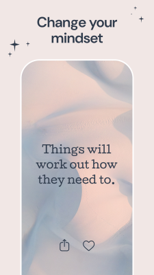 Screenshot of the application I am - Daily affirmations - #6