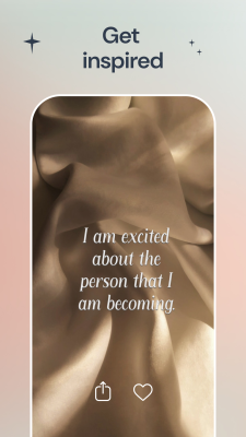 Screenshot of the application I am - Daily affirmations - #7