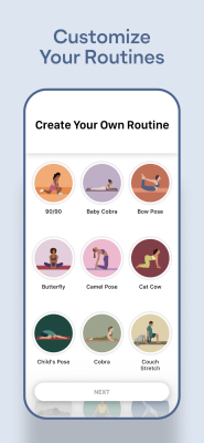 Screenshot of the application Bend: Stretching & Flexibility - #7