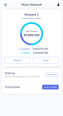 Screenshot of the application Mises Browser - #6