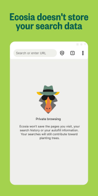 Screenshot of the application Ecosia - #6