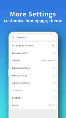 Screenshot of the application Pure Web Browser - #6