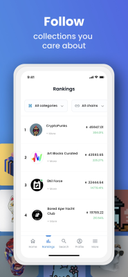 Screenshot of the application OpenSea - #3