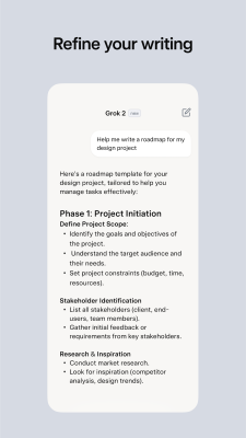Screenshot of the application Grok - #3