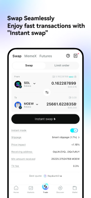 Screenshot of the application Bitget Wallet - #7