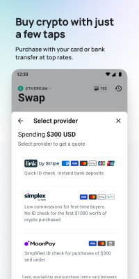 Screenshot of the application MEW crypto wallet: DeFi Web3 - #3