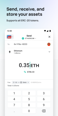 Screenshot of the application MEW crypto wallet: DeFi Web3 - #4