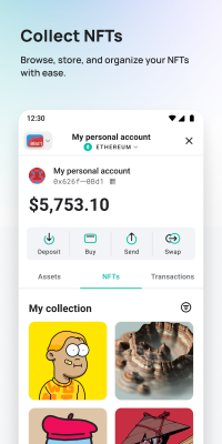 Screenshot of the application MEW crypto wallet: DeFi Web3 - #7