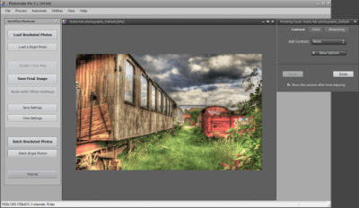 Screenshot of the application Photomatix Pro - #3