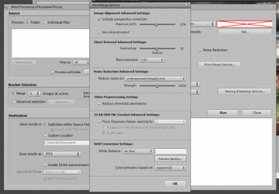 Screenshot of the application Photomatix Pro - #5