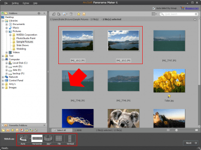 Screenshot of the application Panorama Maker Pro - #1