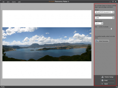 Screenshot of the application Panorama Maker Pro - #3