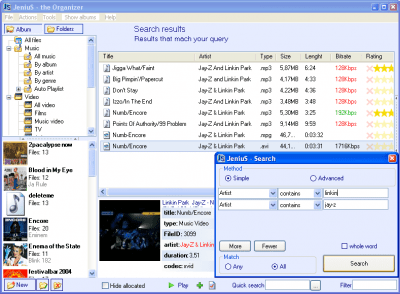 Screenshot of the application JeniuS - #4