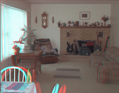 Screenshot of the application Anaglyph Workshop - #1