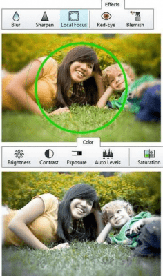 Screenshot of the application PhotoPad Photo Editor - #1