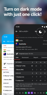 Screenshot of the application ESPNcricinfo - #3