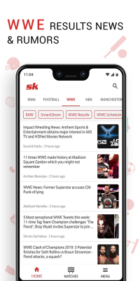 Screenshot of the application Sportskeeda - #1