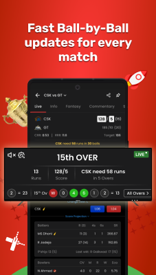 Screenshot of the application CricRocket - #4