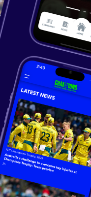 Screenshot of the application ICC Official - #3