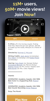 Screenshot of the application Old Movies Hollywood Classics - #3