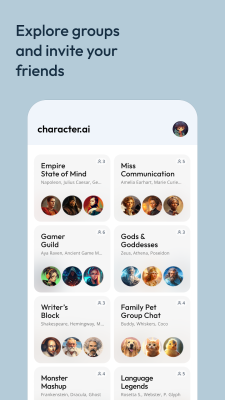Screenshot of the application Character AI - #6