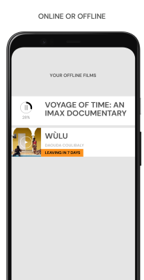 Screenshot of the application MUBI - #4