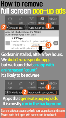 Screenshot of the application Goclean: Popup Ad detector - #5