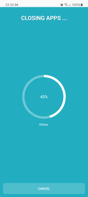 Screenshot of the application KillApps - Close Apps Running - #3