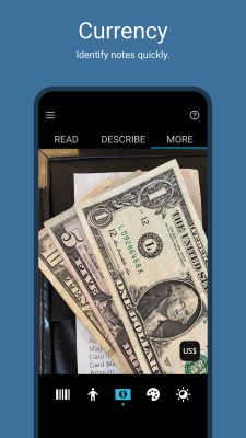 Screenshot of the application Seeing AI - #5