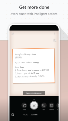 Screenshot of the application Microsoft Lens - PDF Scanner - #4